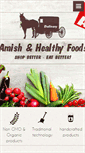 Mobile Screenshot of amishhealthyfoods.com